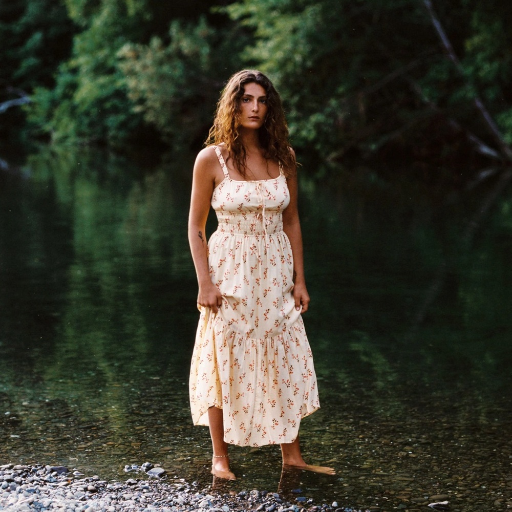 Christy Dawn Floral Cream Dress